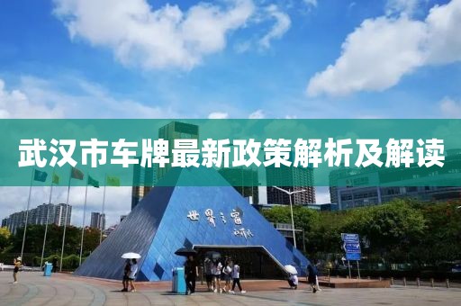 武漢市車牌最新政策解析及解讀