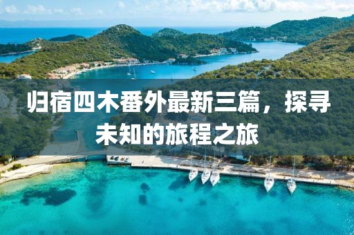 歸宿四木番外最新三篇，探尋未知的旅程之旅