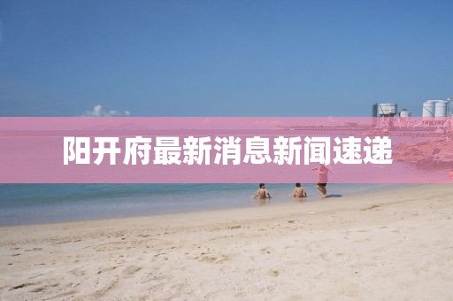 陽開府最新消息新聞速遞