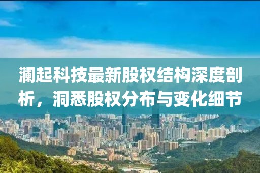 瀾起科技最新股權結構深度剖析，洞悉股權分布與變化細節(jié)