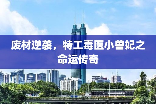 廢材逆襲，特工毒醫(yī)小獸妃之命運傳奇