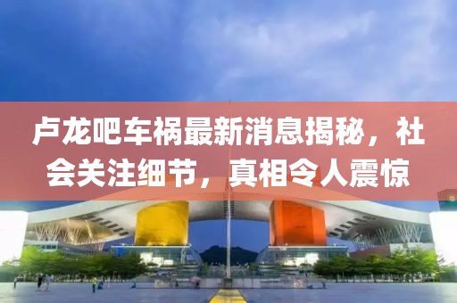 盧龍吧車禍最新消息揭秘，社會(huì)關(guān)注細(xì)節(jié)，真相令人震驚