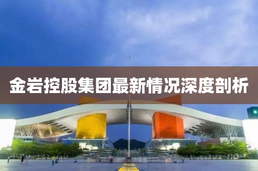金巖控股集團(tuán)最新情況深度剖析