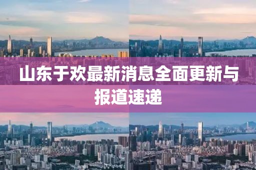 山東于歡最新消息全面更新與報(bào)道速遞